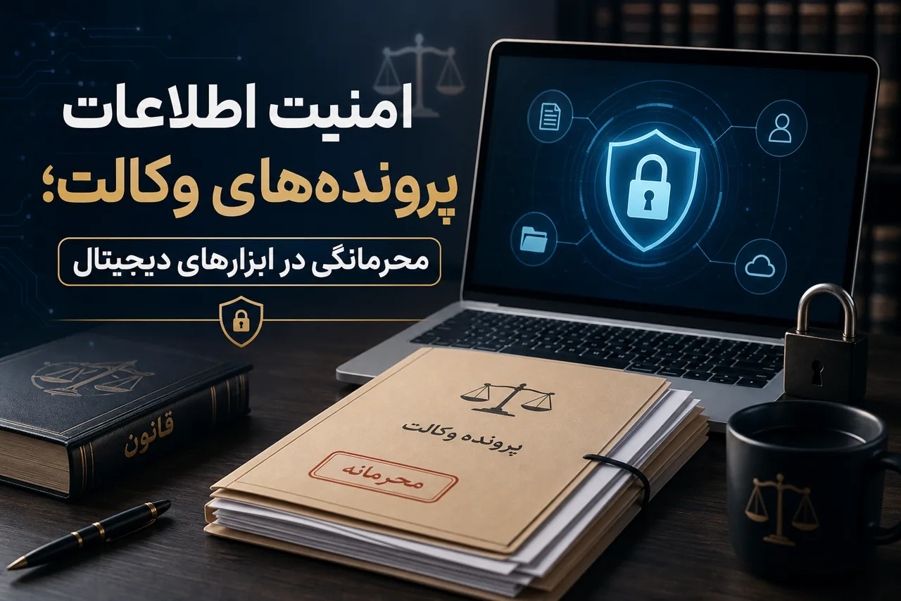 تصویر شاخص امنیت اطلاعات پرونده‌های وکالت